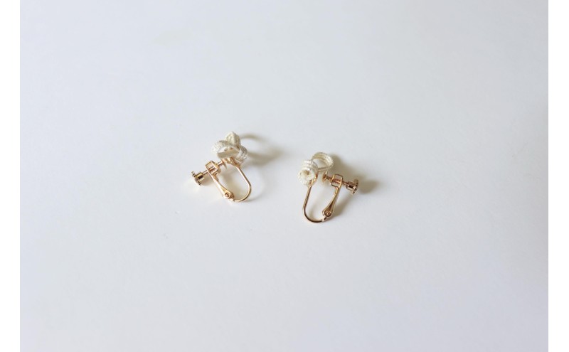 水引musubi耳飾り パール イヤリング ［52211038］