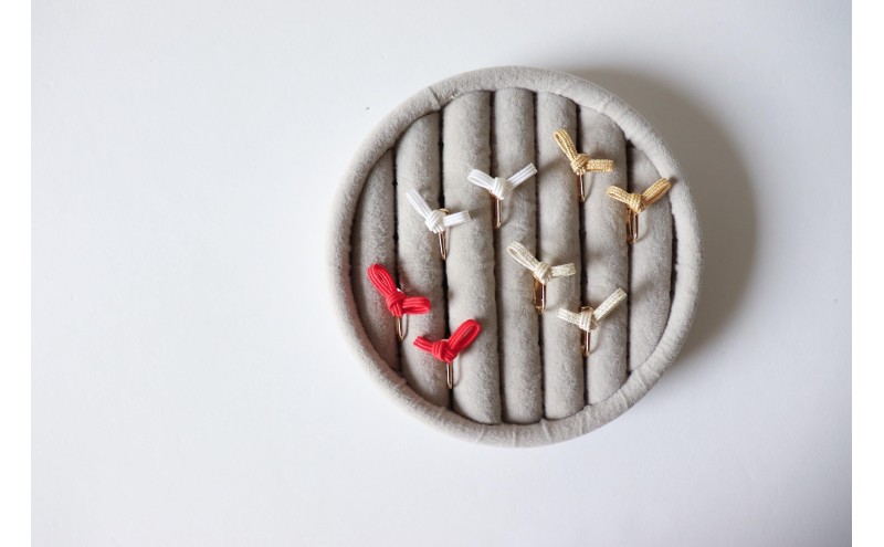 水引musubi耳飾り ゴールド イヤリング ［52211040］