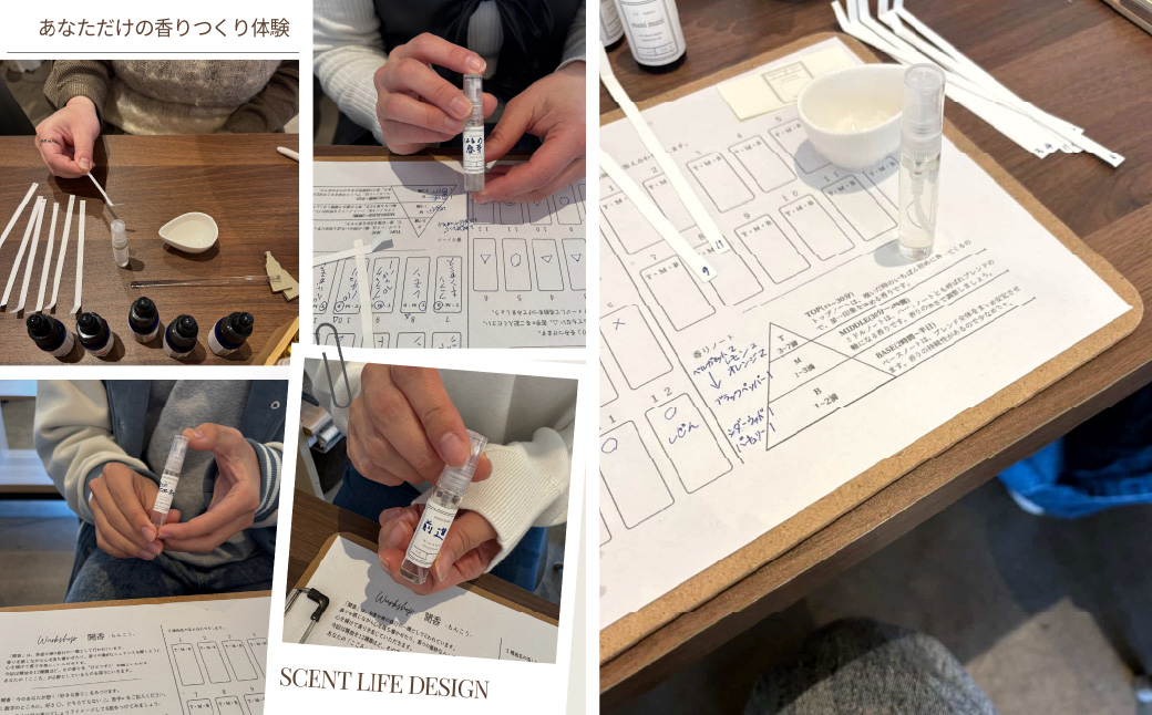 Scent Life Design 香りつくり体験コース(45分） HNNE001