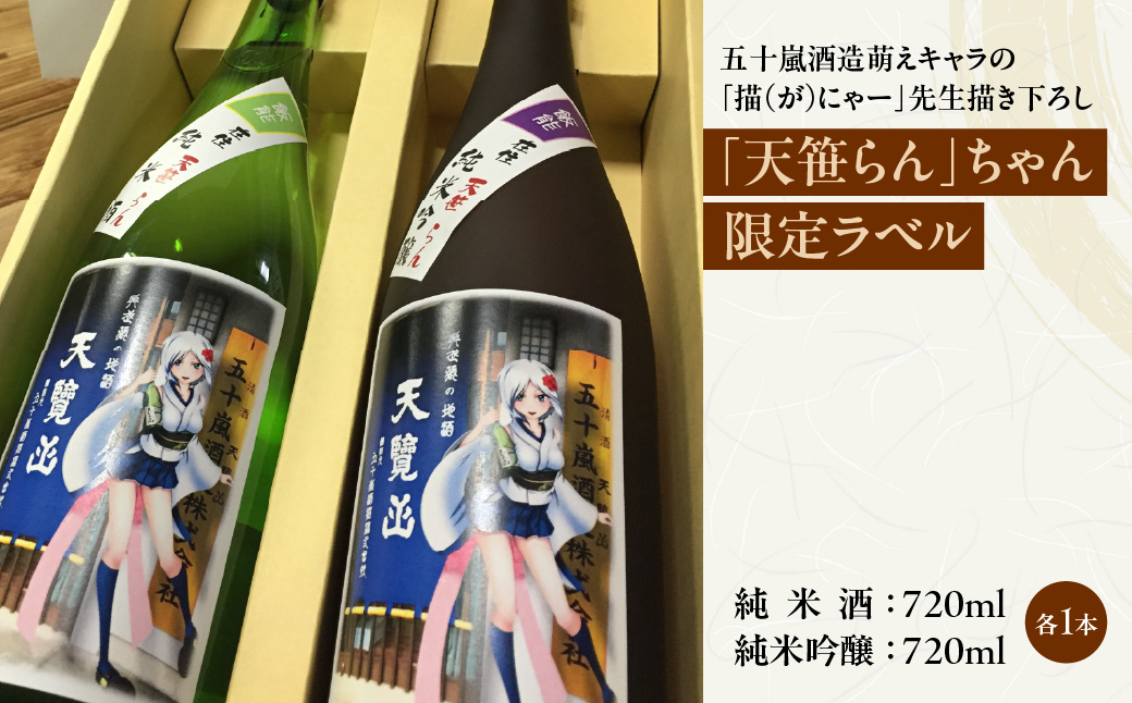 【日本酒】天覧山 「純米酒」「純米吟醸」2本セット お酒 純米吟醸酒 HNNBG002
