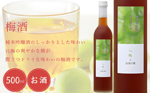 加須産の酒米と果実だけでつくったお酒　梅酒　箱入500ml