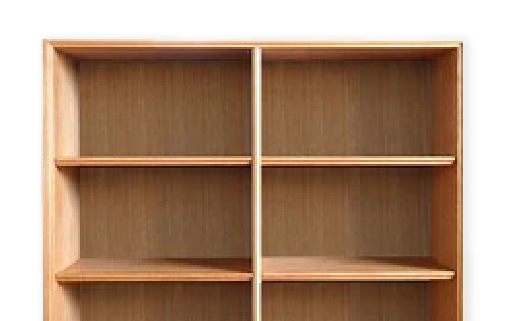 本棚 ブックシェルフ 組立式 W900×D300×H970(mm) / Oak | 家具 ラック 木製 子供部屋 収納棚 棚 インテリア 日本製 オーク モダン アンティーク ビンテージ おしゃれ 木目 BELLBET 埼玉県 東松山市