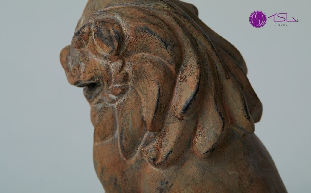 TanaCOCORO[掌] WOOD 獅子 | 仏像 守護神 風水 金運 開運 厄除け 本格 仏教 高級 アート デザイン お守り 縁起物 美術 インテリア雑貨 プレミアム 置物 家庭用 東松山イスム 仏像フィギュア インテリア仏像 株式会社MORITA 埼玉県 東松山市