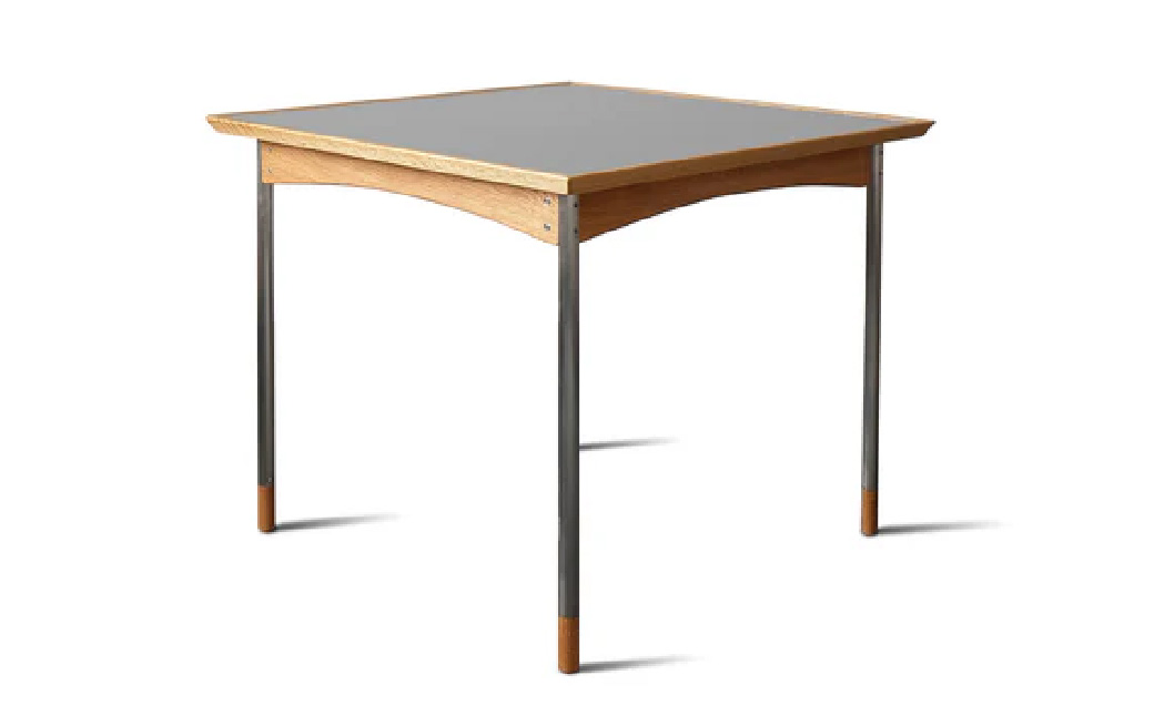 家具 スクエアテーブル 組立式 800×800×H710(mm) / Gray | 机 テーブル ダイニングテーブル 四角テーブル 木製 食卓 リビング インテリア 日本製 2人用 オーク モダン アンティーク ビンテージ おしゃれ 灰 グレー BELLBET 埼玉県 東松山市