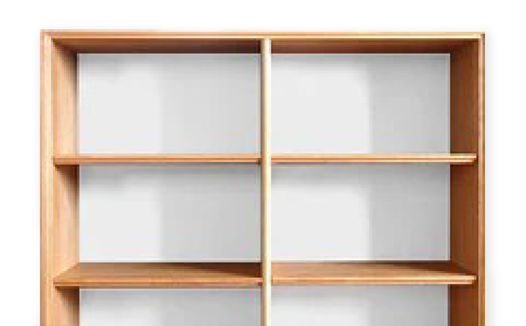 本棚 ブックシェルフ 組立式 W900×D300×H970(mm) / White | 家具 ラック 木製 子供部屋 収納棚 棚 インテリア 日本製 オーク モダン アンティーク ビンテージ おしゃれ 白 ホワイト BELLBET 埼玉県 東松山市