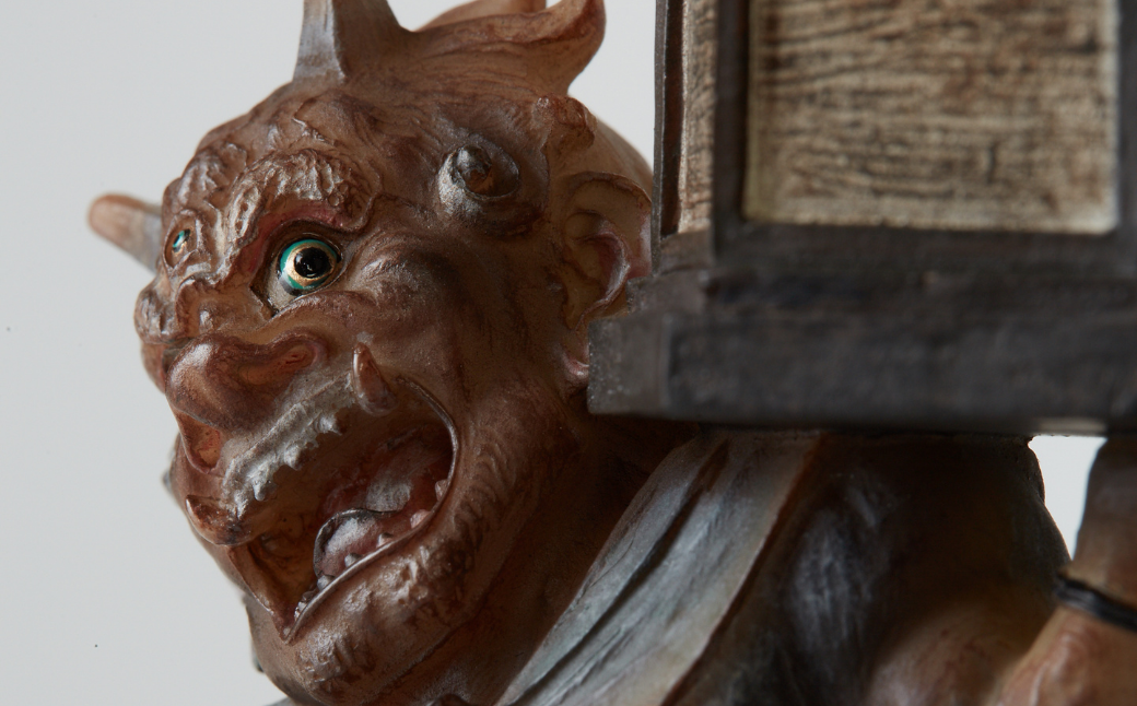 TanaCOCORO[掌] 天燈鬼 | 仏像 守護神 風水 金運 開運 厄除け 本格 仏教 高級 アート デザイン お守り 縁起物 美術 インテリア雑貨 プレミアム 置物 家庭用 東松山イスム 仏像フィギュア インテリア仏像 株式会社MORITA 埼玉県 東松山市