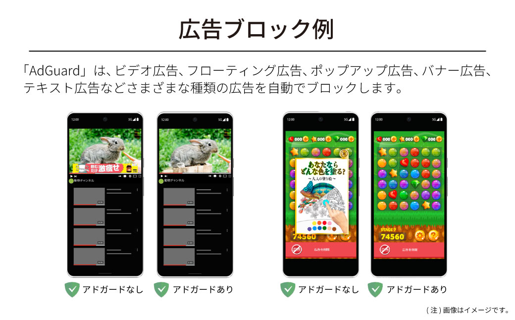 広告ブロック・アプリ「AdGuard 無期限版 カード版」 | 広告除去 セキュリティソフト プライバシー保護 トラッカー防止 ウェブフィルター 動画広告ブロック YouTube広告ブロック ポップアップブロック 迷惑広告対策 フィッシング対策 悪質サイトブロック データ保護 ブラウザ拡張 スマホ対応 Windows対応 Mac対応 一度買い切り 家族向け ソースネクスト 埼玉県 東松山市 