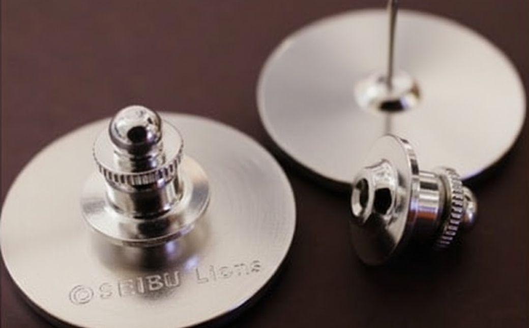 埼玉西武ライオンズ ピンバッジA シルバー ふるさと納税限定デザイン | ピンバッジ ライオンズ 西部ライオンズ 野球 プロ野球 限定 株式会社山本製作所 埼玉県 狭山市