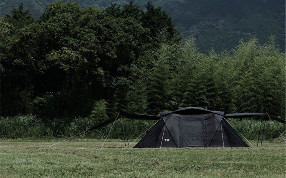 No.225 muraco　ZIZ TENT SHELTER BLACK（ムラコ）