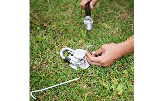 Gris DOG BOLLARD | ドッグアンカー 犬 いぬ イヌ ドッグ ペット 愛犬 ワンちゃん 散歩 ウォーキング キャンプ ピクニック ツール 活躍 係留 固定 株式会社シンワ 埼玉県 狭山市