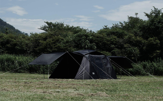 No.225 muraco　ZIZ TENT SHELTER BLACK（ムラコ）