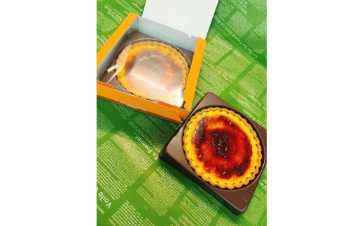 とろ〜りとろける生ブリュレ（2個セット） ／ スイーツ 洋菓子 菓子 タルト カスタード キャラメリゼ デザート ご褒美 ティータイム おやつ 濃厚 冷凍 半解凍 とろける くちどけ こだわり 美味しい 人気 越谷愛されグルメ 埼玉県 No.023