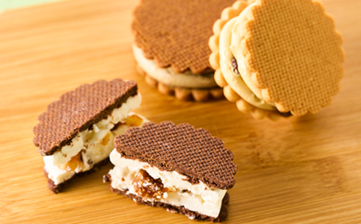 タンタシオンのクリームサンド3種(レーズン・イチジク・マロン)12個セット【配送不可地域：離島】【1522130】