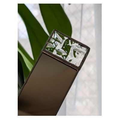 ランダムなカットグラスを使用したステンドグラスの手鏡【1680284】