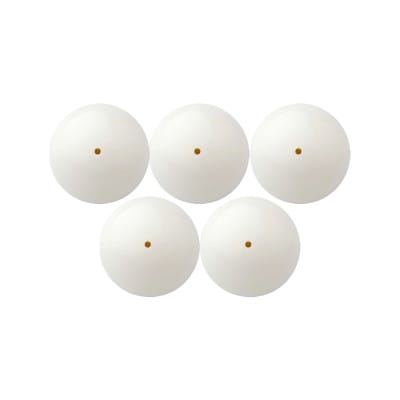 【ジャグリング】ナランハ ロシアンボール サイレントライト 65mm 白 5個セット【1595719】