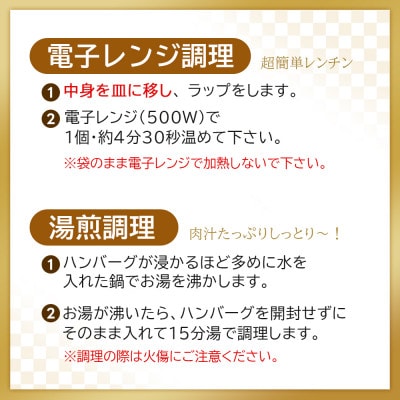 【レンジ対応】プレミアム牛ブレンドハンバーグ10個セットソース付き【配送不可地域：離島】【1677359】