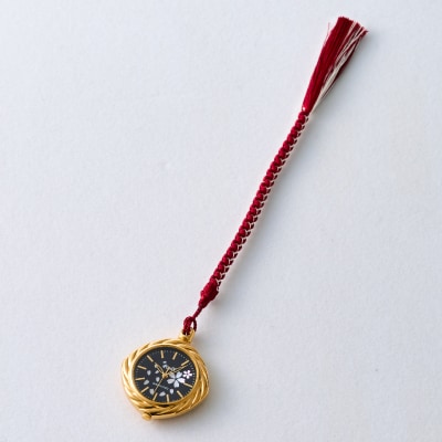 【和心】和素材を取り入れた個性ある日本製提げ時計　WA-003L-A【1133085】