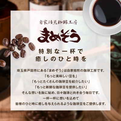店長おすすめコーヒー1種と「まめぞう厳選NO.18」のセット(豆)【1699836】