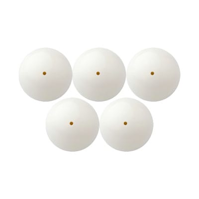 【ジャグリング】ナランハ ロシアンボール サイレントライト 70mm 白 5個セット【1595723】