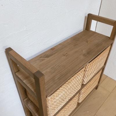 【完全国内生産】オープンシェルフ 　ナチュラル　リゾートテイスト　na264【1660981】