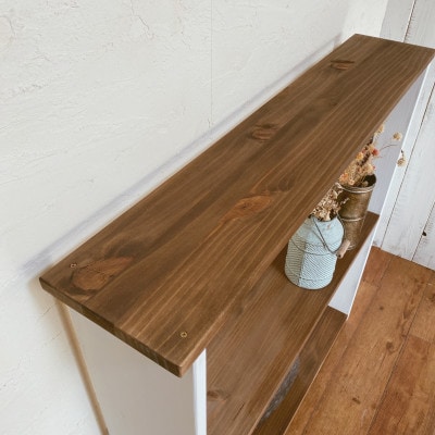 木製　薄型　壁面ラック　ナチュラル　シンプル　na236【1657886】