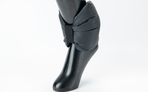 足首革命 リボンウォーマー 無地ブラック【1590055】