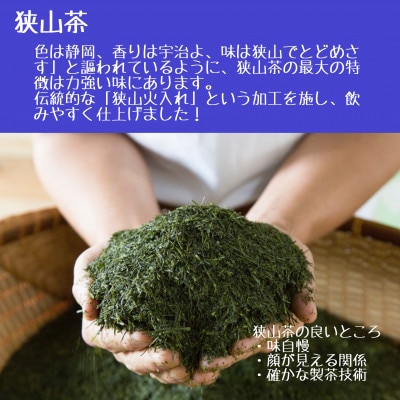 老舗農家の茶畑からの贈り物　深蒸し狭山茶A　(80g×3袋)【1297785】