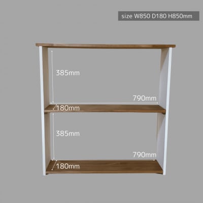 木製　薄型　壁面ラック　ナチュラル　シンプル　na236【1657886】