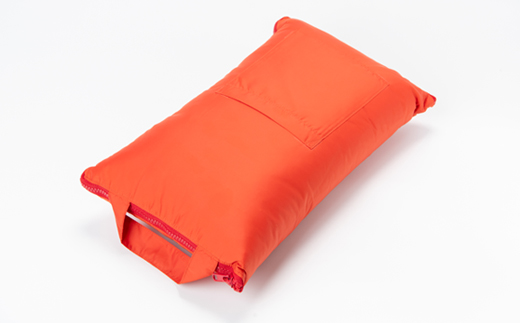 非常用羽毛コンパクト寝袋　オレンジ【1590073】
