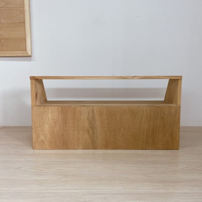 【完全国内生産】W90　無垢材　ローボード　引き出し　チェスト　ha14【1656532】