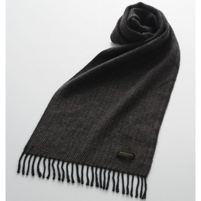 武州織技 カシミヤマフラー【BR】【1520415】