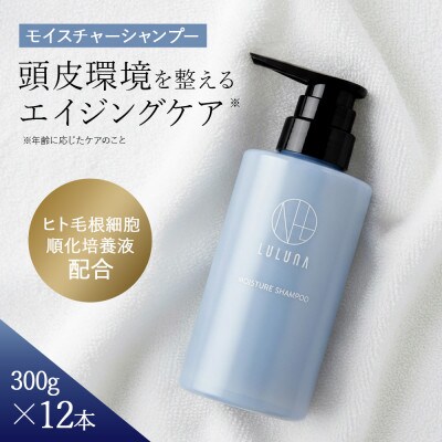 〈12本セット〉モイスチャーシャンプー(1年分)[LULUNA]ルルーナ【1662710】