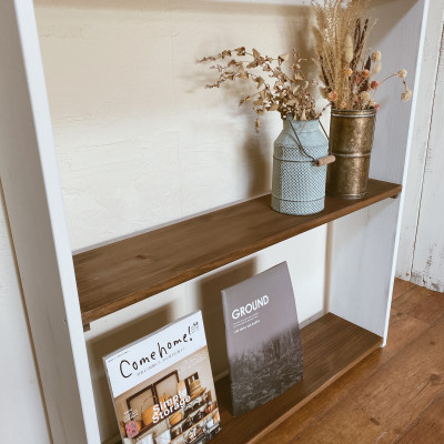 木製　薄型　壁面ラック　ナチュラル　シンプル　na236【1657886】