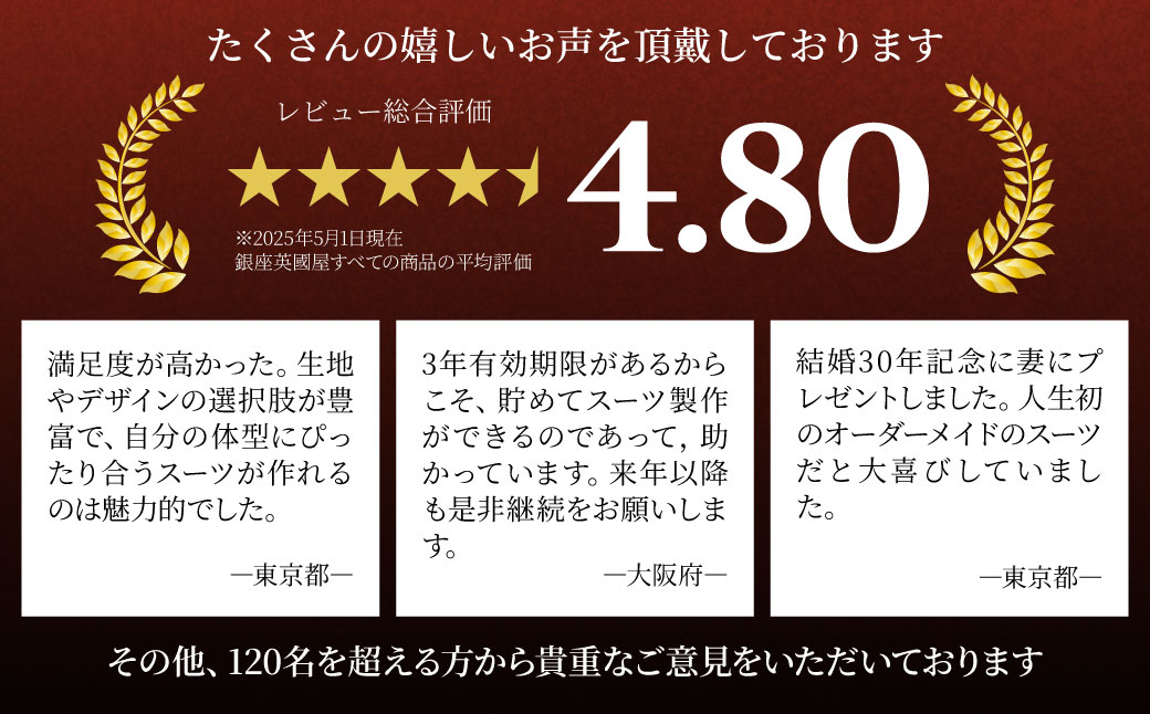 【3年有効】銀座英國屋 レディースオーダースーツ 仕立て補助券 9万円分 ご自身用包装 | 英國屋 英国屋 オーダーメイド ビジネス 贈答 ギフト 仕立券 チケット 高級 リクルート お祝い 高級スーツ 贈り物 カスタムスーツ 記念日 30万円 埼玉県 北本市
