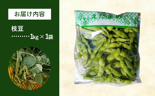 【きあり農園】2026年度 幸手市産 枝豆 1kg - 朝採り えだ豆 エダマメ 産地直送 野菜 ベジタブル 美味しい おいしい 豆 ずんだ おつまみ 晩酌 枝豆ご飯 おすすめ 送料無料 埼玉県 幸手市