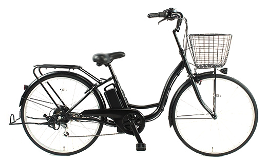 【サイモト自転車】イーコンシャス ココット 266 電動アシスト自転車 26型 6段変速 マットブラック - 26インチ ６段ギア 変速あり 電動自転車 電動アシスト 埼玉県 幸手市【完全組立】【価格改定】