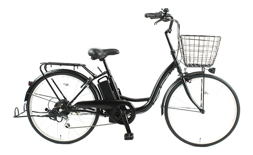 【サイモト自転車】イーコンシャス ココット 246 電動アシスト自転車 24型 6段変速 マットブラック - 24インチ ６段ギア 変速あり 電動自転車 電動アシスト 埼玉県 幸手市【完全組立】【価格改定】