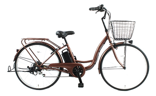 【サイモト自転車】イーコンシャス ココット 266 電動アシスト自転車 26型 6段変速 マットブラウン - 26インチ ６段ギア 変速あり 電動自転車 電動アシスト 埼玉県 幸手市【完全組立】【価格改定】