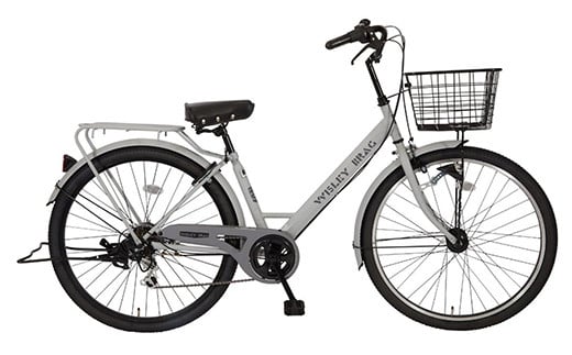 【サイモト自転車】ウィズリーヴァーグ 27.5-6 軽快車 27型 6段変速 マットライトグレー - 6段ギア 27.5インチ 埼玉県 幸手市【完全組立】