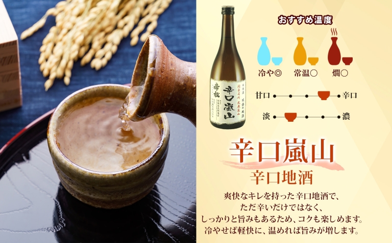 嵐山町 地酒 2本セット 吟醸酒おおむらさき 辛口嵐山 720ml 酒 日本酒 晩酌 フルーティー しっかりした味わい 辛口 地酒 旨み コク 日本酒飲み比べ 吟醸酒 銘酒 辛口地酒 嵐山町限定 地酒 お酒 日本酒 アルコール瓶 食事会 関根国太郎商店