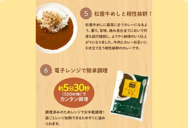 カレー 松屋 マイカリー食堂 プレーンカレー 10個 冷凍 セット