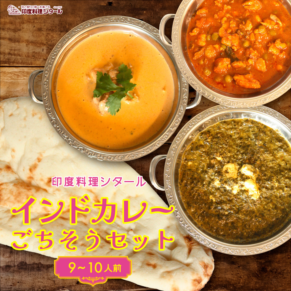 印度料理シタール インドカレー大ごちそうセット【カレー 加工食品 レトルト食品】