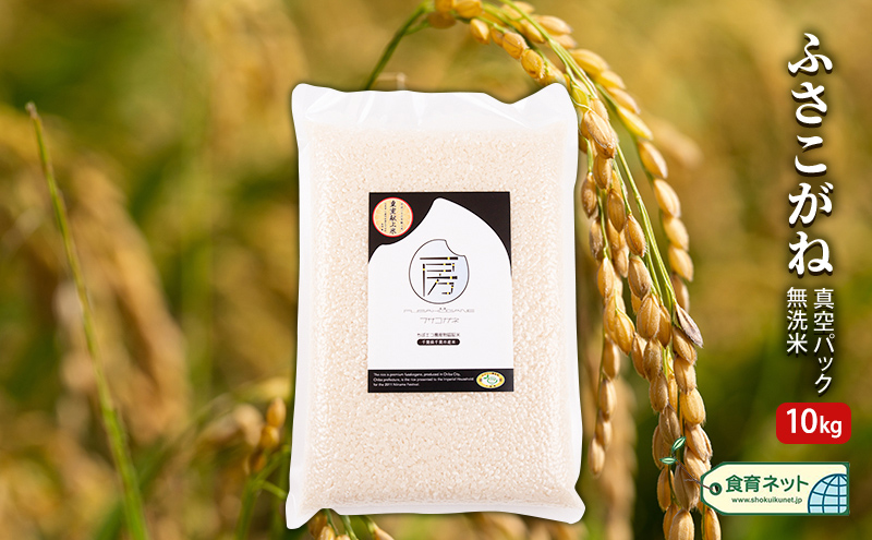 ふさこがね　真空パック　10キロ　無洗米 お米 銘柄米 ご飯 おにぎり お弁当 和食 白米 精米