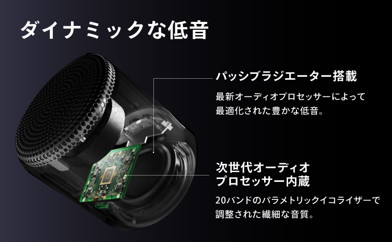 FUNLOGY Portable Mini / ポータブルスピーカー　ブラック　家電 スピーカー Bluetooth 高音質 小型 軽量 ポータブル ワイヤレス コンパクト 持ち運び 千葉市 千葉県