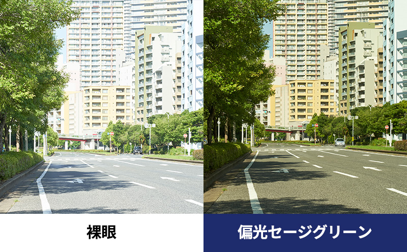 跳ね上げ式/「偏光」前掛けサングラス　柔らかい印象を与えるボストンタイプ　「BV-31」　レンズカラー：(7)偏光セージグリーン