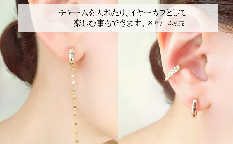 Degodd デゴッド　落ちないイヤリング　テクスチャ—　GL　ピアスみたいなイヤリング　ノンホールピアス　ニッケルフリー