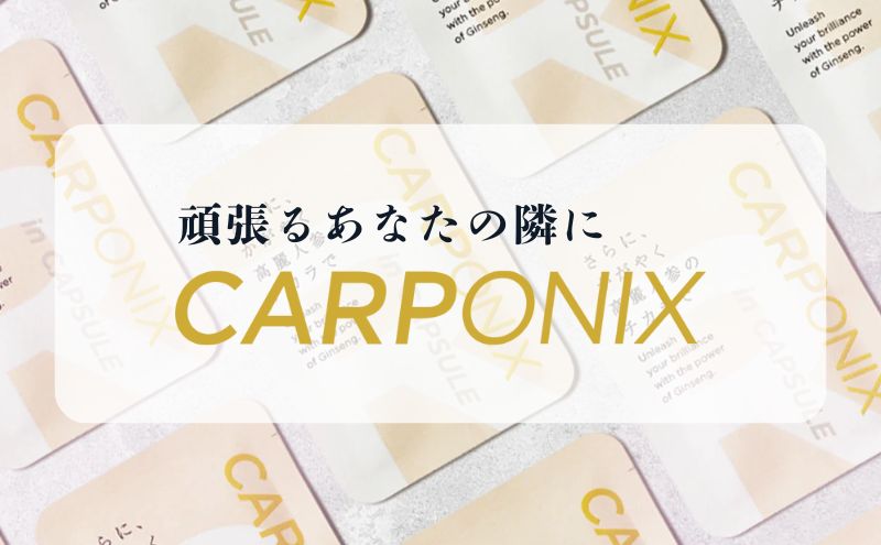 黒高麗人参「CARPONIX」　＜ご自宅用エコパック＞ 60粒入り×2袋　＜個包装＞ 4粒入り×30袋 サプリメント サプリ 黒高麗人参 カプセル ジンセノサイド 千葉市
