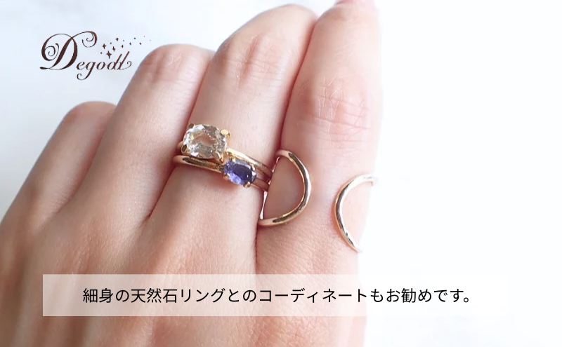 Degodd デゴッド Relaxing GLリング 13号  リング 指輪 ゴールドリング アクセサリー レディースアクセサリー シンプル シンプルリング シンプルアクセサリー ゴールドアクセサリー ゴールド ギフト クリスマス プレゼント 記念日