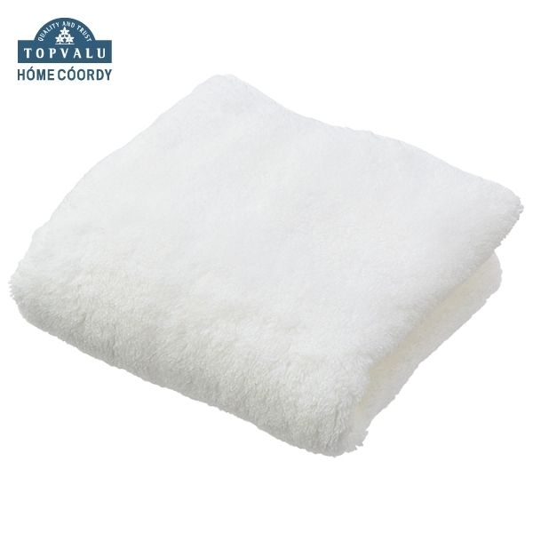 ホームコーディ 肌ざわりが選べるカラータオル フェイスタオル とてもやわらか ホワイト×3