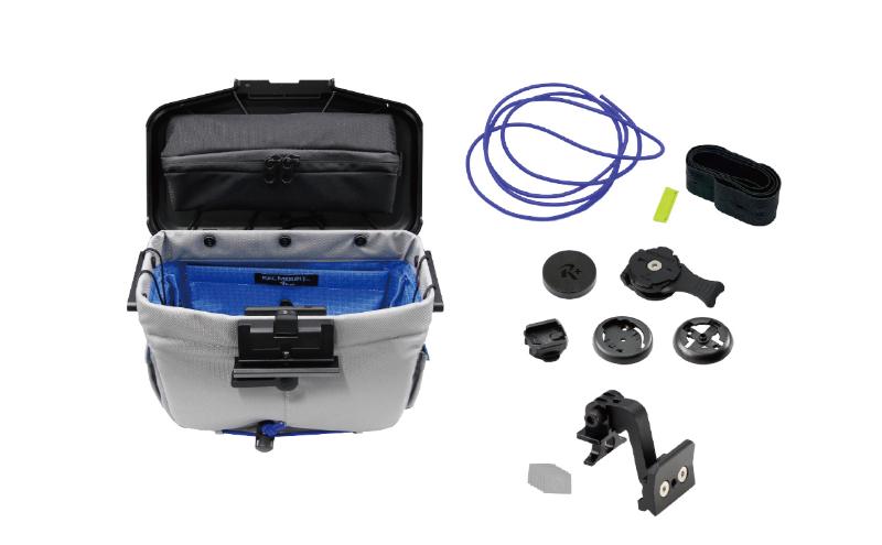 [レックマウントプラス] ライドオンバッグ (グレー)+ブロンプトン専用ベースマウント【R+Bag-GRAY-BROMPTON】「Ride On Bag とベースマウント(R+B-BROMPTON)のセット品」
